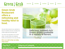 Tablet Screenshot of greengrub.net